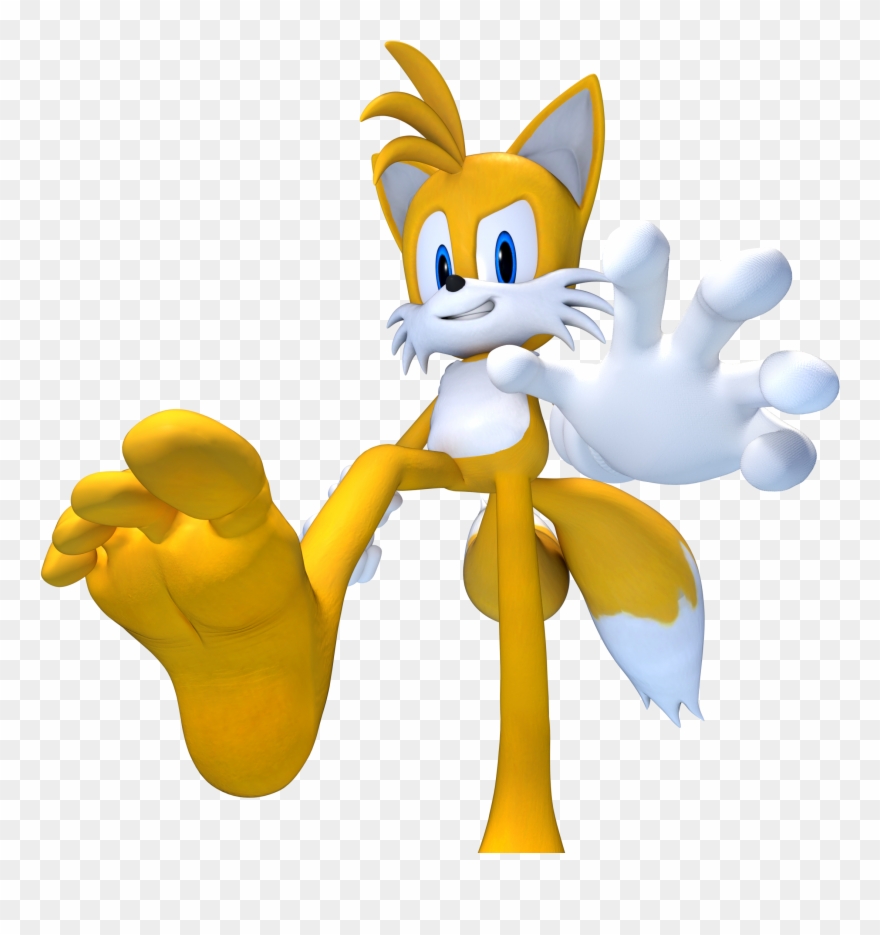 Tails The Giant By Feetymcfoot - Tails The Fox Feet Clipart