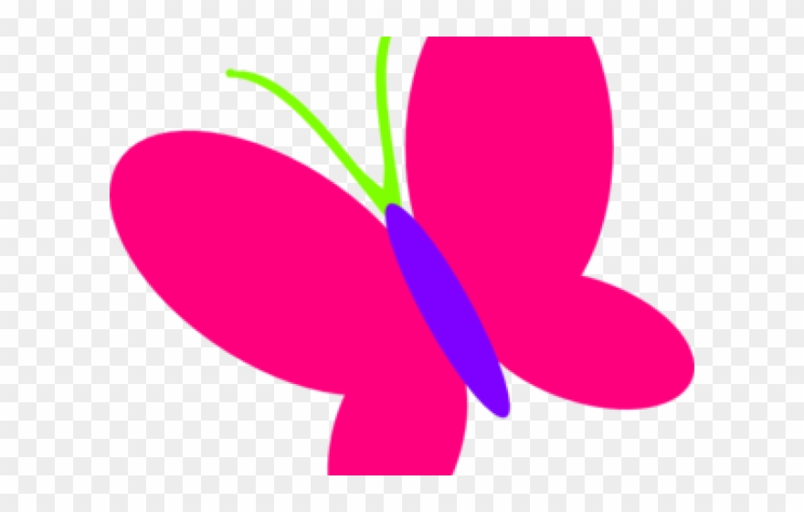 Rainbow Butterfly Clipart Painted - Butterfly Cute Vector Png Transparent Png