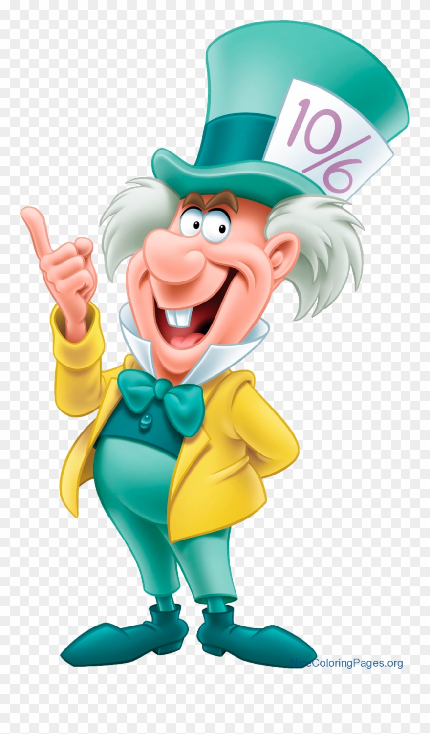Alice In Wonderland Mad Hatter Clipart Png Transparent Png (3642935