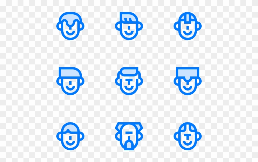 Hair Styles Men Clipart