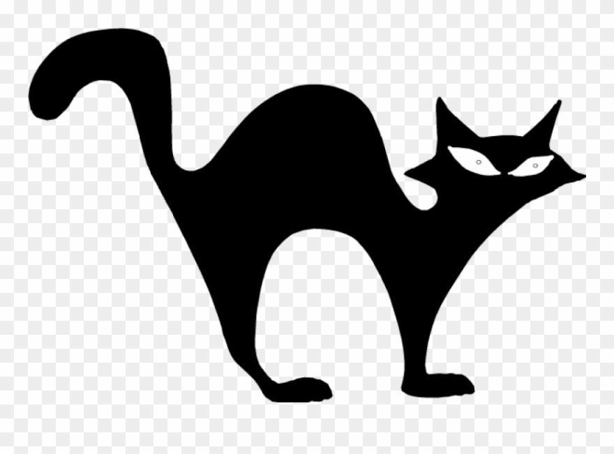 Free Png Download Halloween Black Cat Png Images Background - Black Cat Clipart Halloween Transparent Png