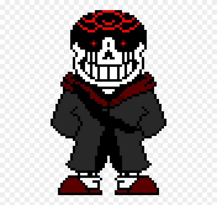 Dont Say I Didnt Warn Ya - Killer Sans Pixel Art Clipart