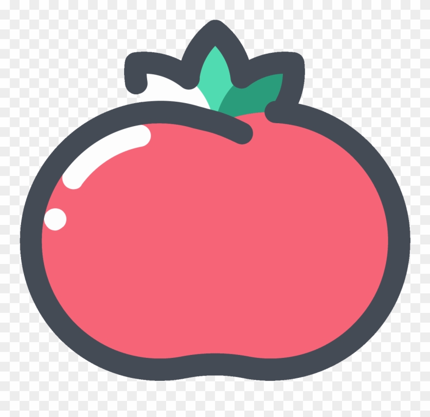 Red Tomato Icon - Tomato Png Clipart