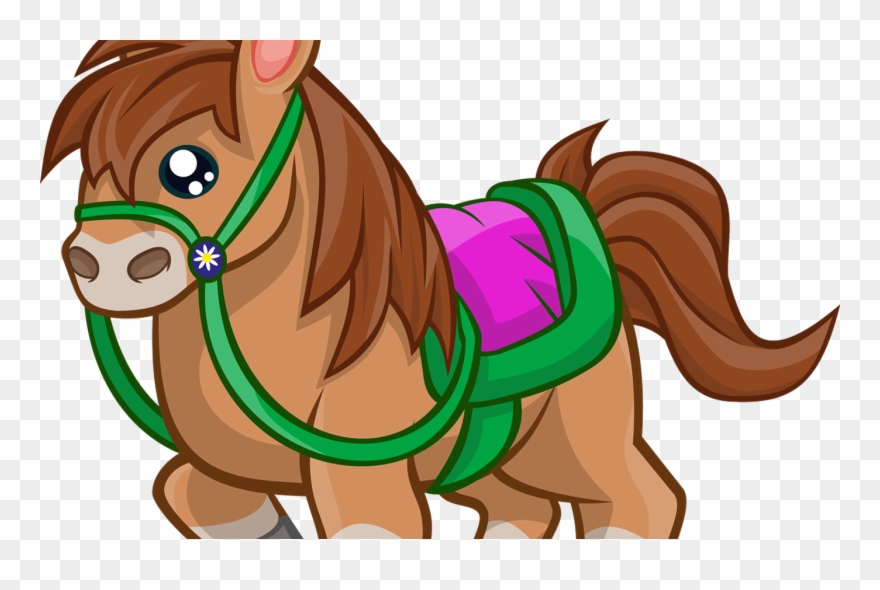Stallion Mare And Foal Clip Art Unlimited Clipart Design - Cute Horse Clipart - Png Download