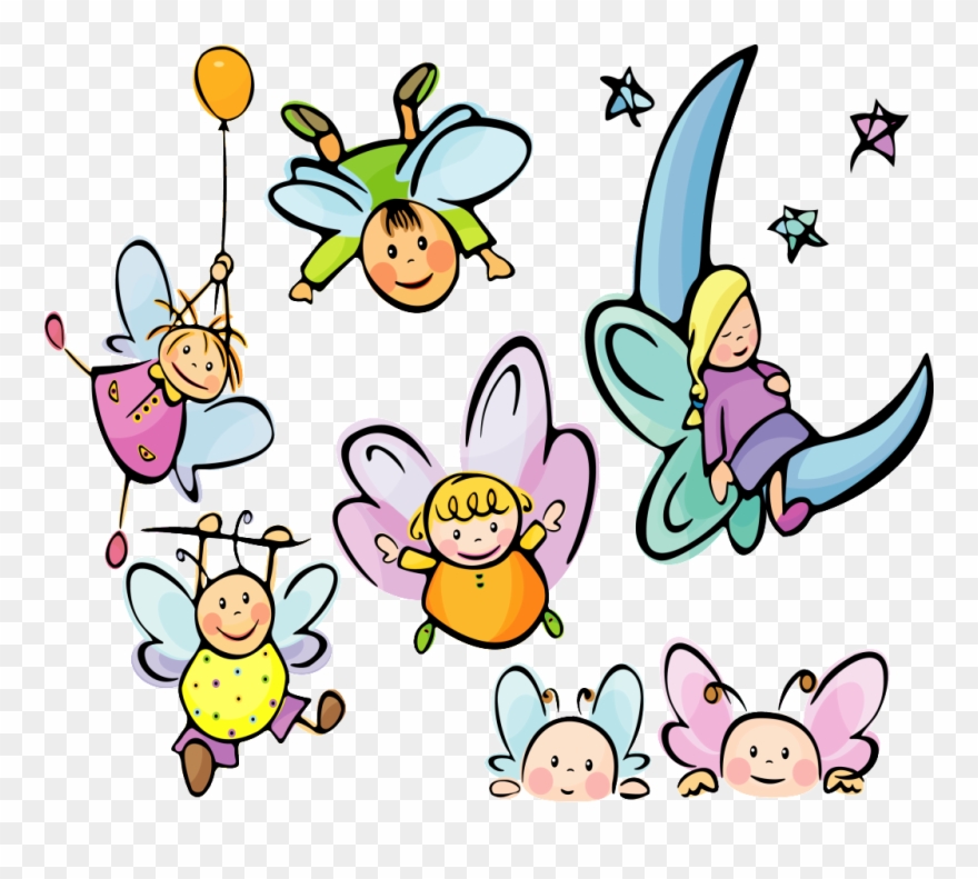 Chicas Aqui Les Dejo Estas Imagenes De Unos Angelitos - Fumbly Bumbly Angels Clipart