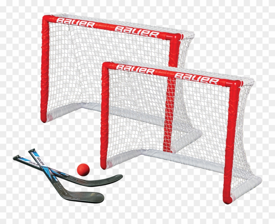 Hockey - Bauer Knee Hockey Goal Set Clipart
