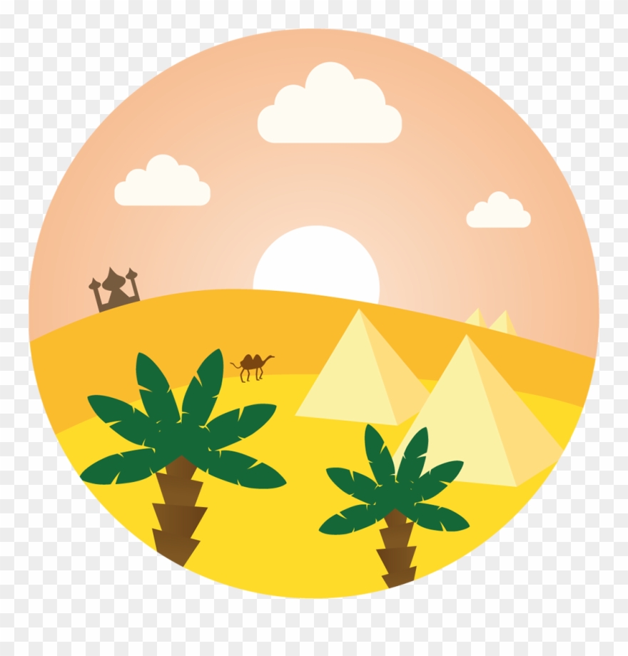 Desert Clipart Arab Desert - Illustration - Png Download