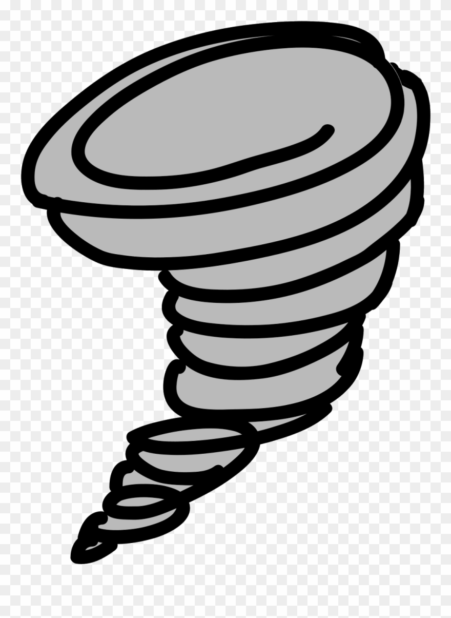 A Drawing Indicating A Tornado Clipart 3644530 Pinclipart