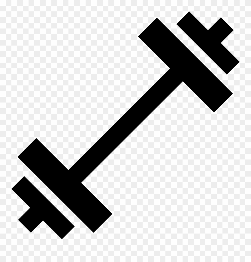 Png Icon Free Download Onlinewebfonts Com File - Barbell Icon Png Clipart