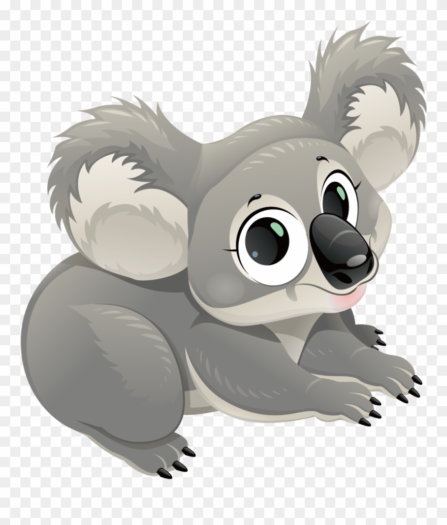 Koala Clipart Wombat - Kangaroo And Koala Animated - Png Download