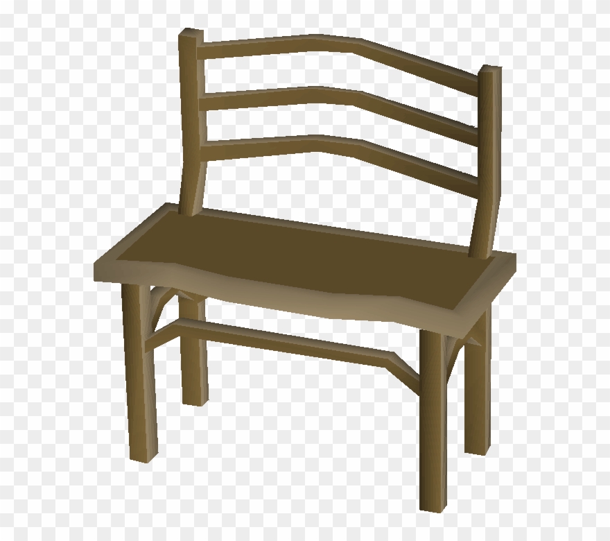 Teak Bench Built - Chair Clipart