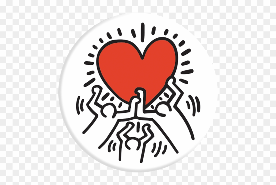 Keith Haring Pop Socket Clipart