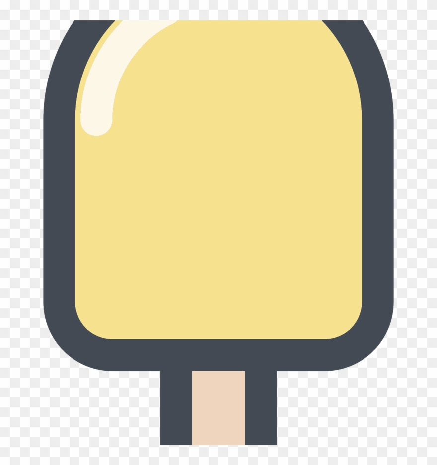 Ice Pop Yellow Icon Free Download, Png And Vector - Sign Clipart