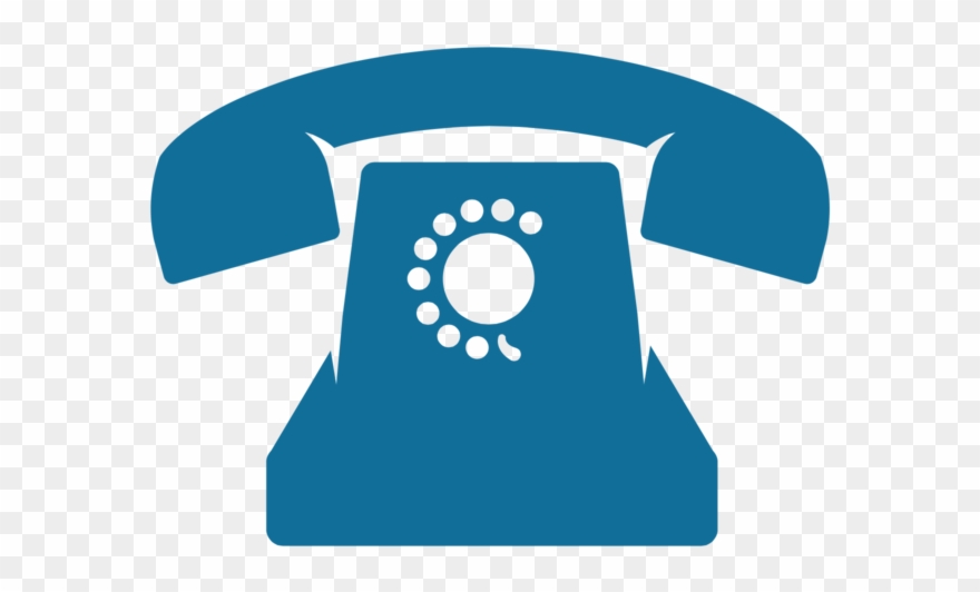 Blue Phone Icon - Phone Cartoon Icon Transparent Background Clipart