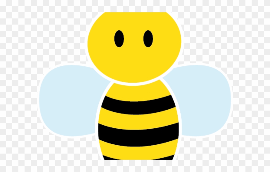 Cute Clipart Honey Bee - Honeybee - Png Download