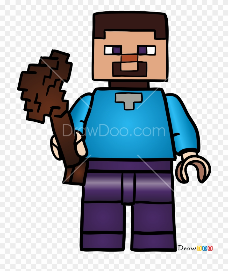 Draw Lego Minecraft Clipart