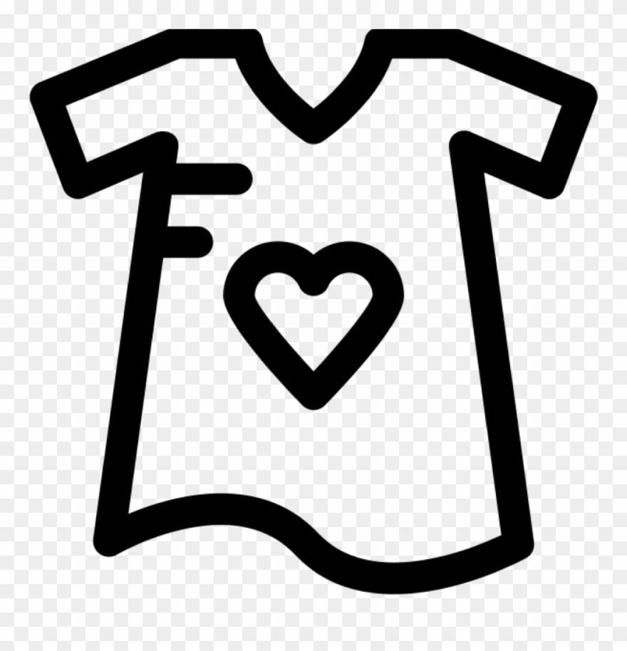 Shirt - Heart Clipart