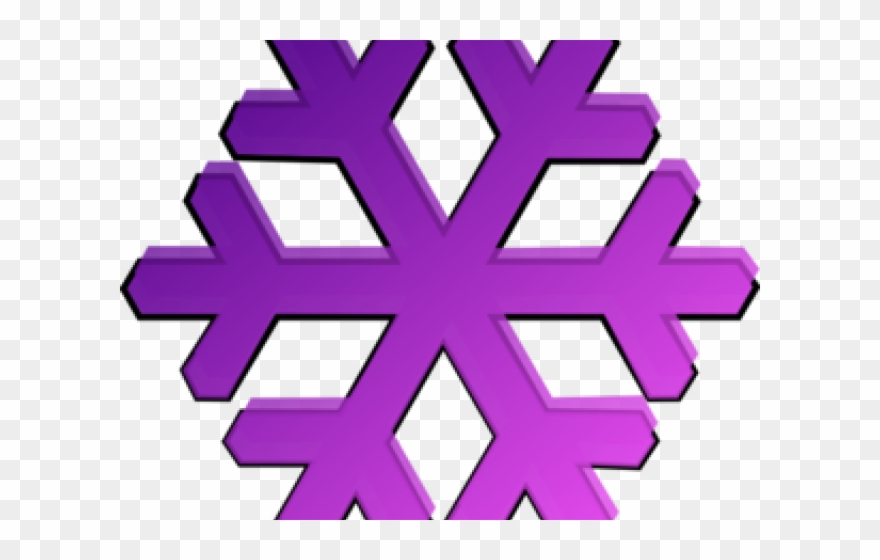 Transparent Background Clear Snowflake Clip Art - Png Download