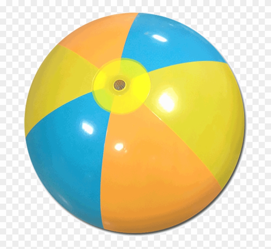 35 Inch Splash Amp Spray Beach Ball - Circle Clipart