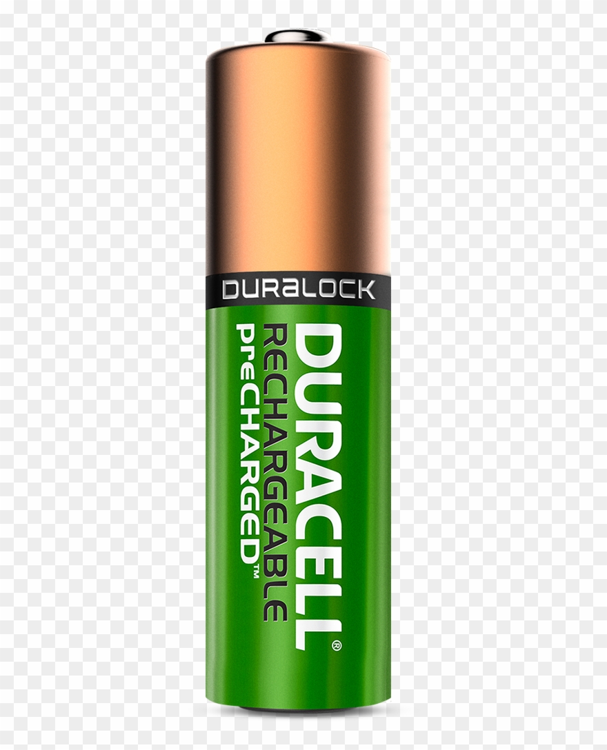 Battery Png - Duracell Rechargeable Battery Png Clipart