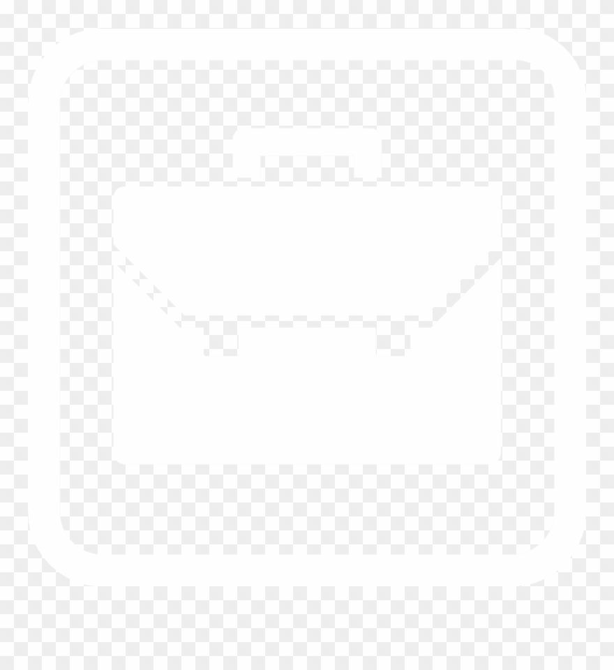 W Briefcase Icon - Briefcase White Logo Png Clipart