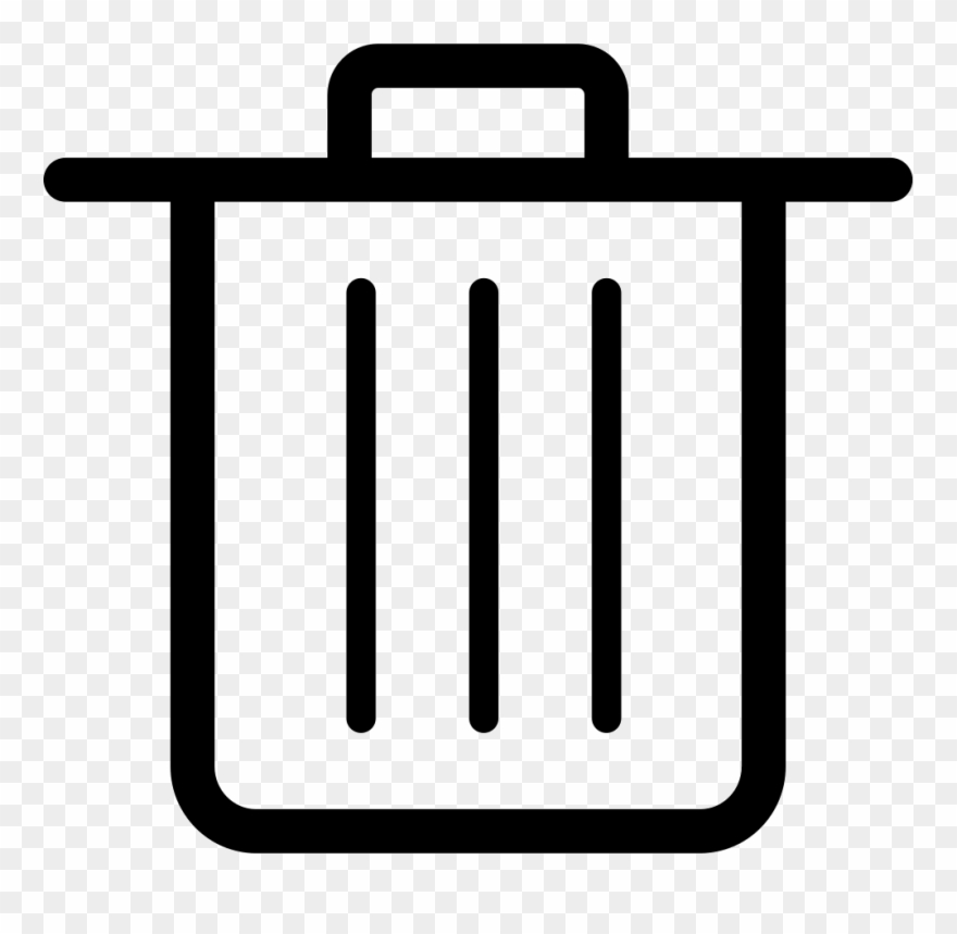 Trash Svg Png Icon Free Download - Delete Button Png Clipart