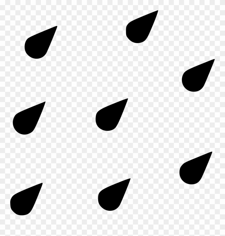 Rain Drops Comments Clipart