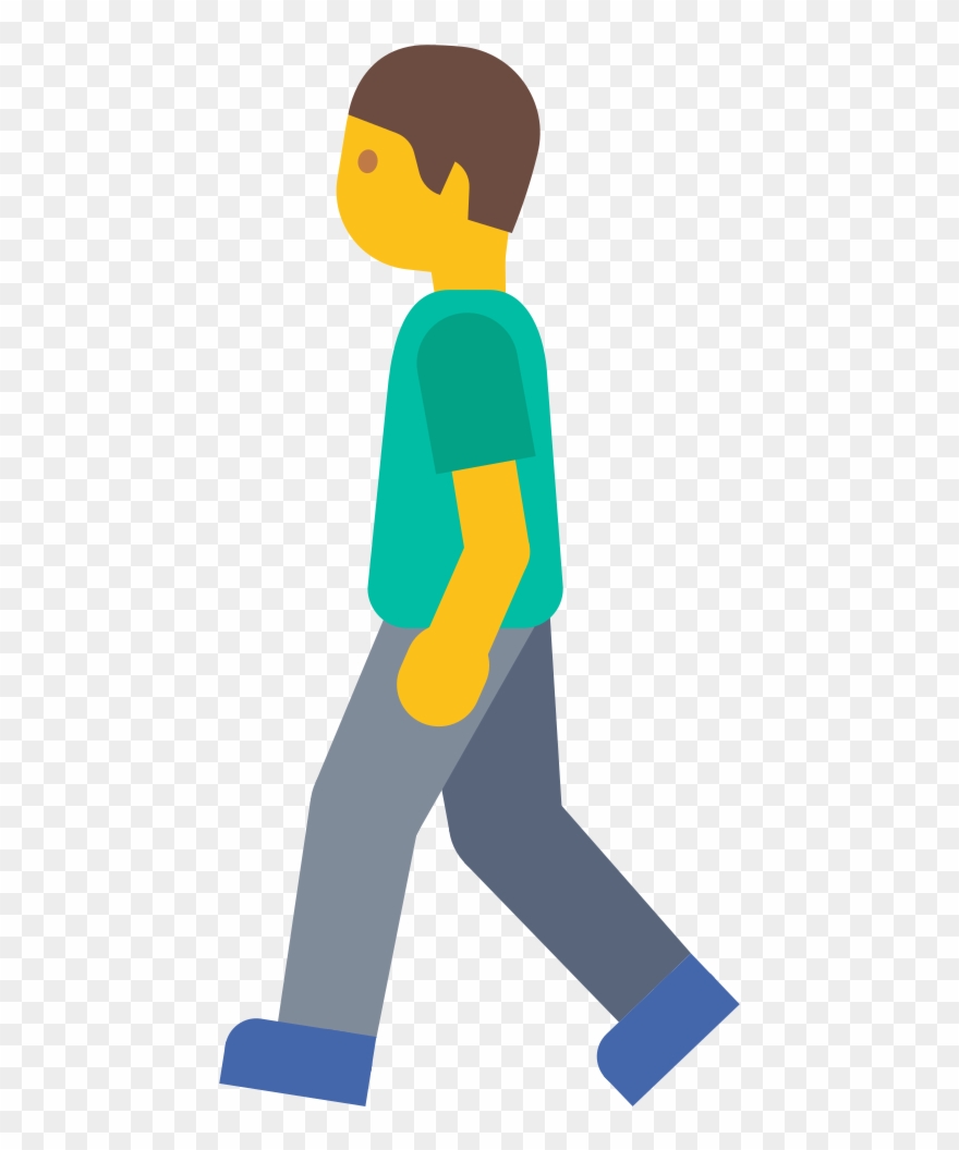 File - Emoji U1f6b6 - Svg - Imagenes De Una Persona Caminando Clipart