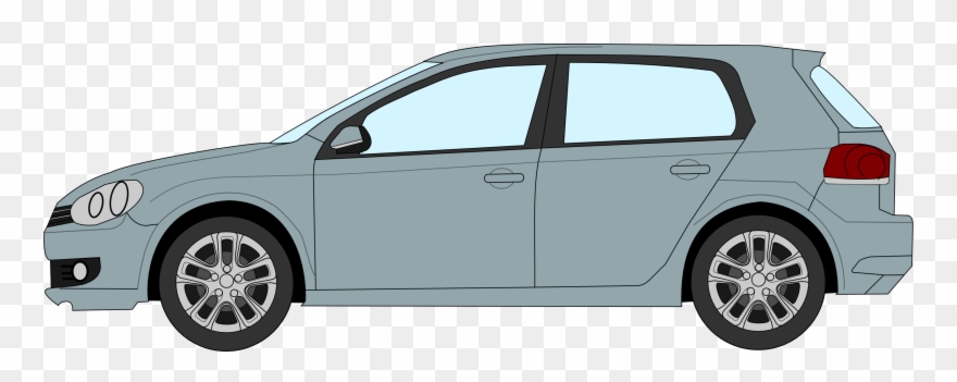 Filevw Golf 6 Profile Drawing - Audi A1 Accessories Usa Clipart