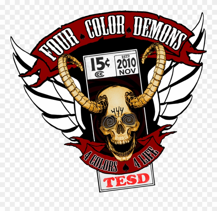 1000 X 1000 2 - 4 Color Demons Logo Clipart