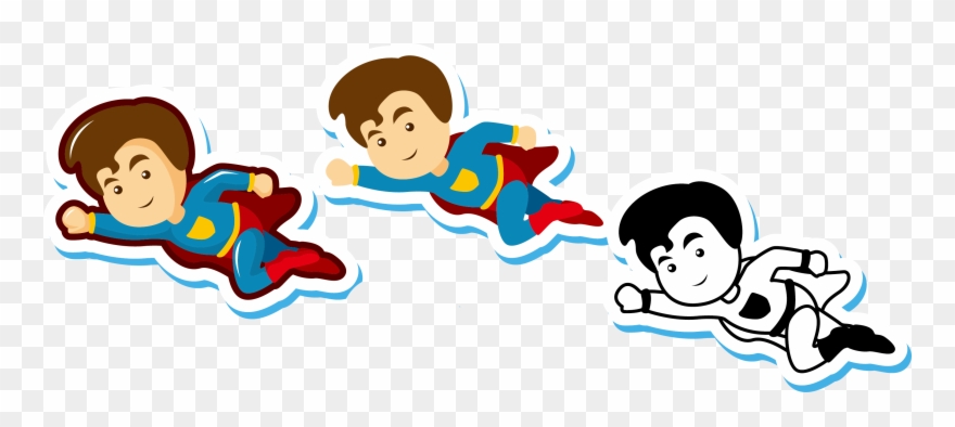 Super Girl Clipart Chibi - Superman - Png Download