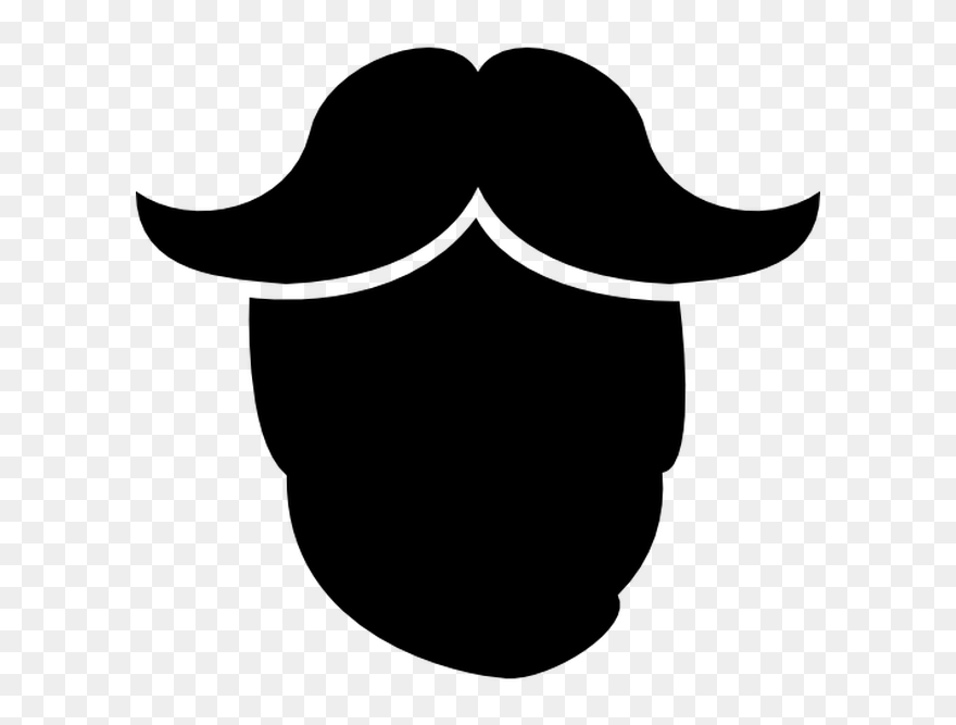 Beard No Mustache - Barba Y Bigote Dibujo Clipart