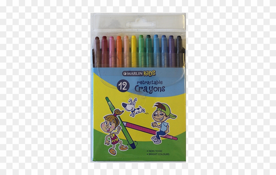 600 X 600 2 - Marlin Retractable Crayons Clipart
