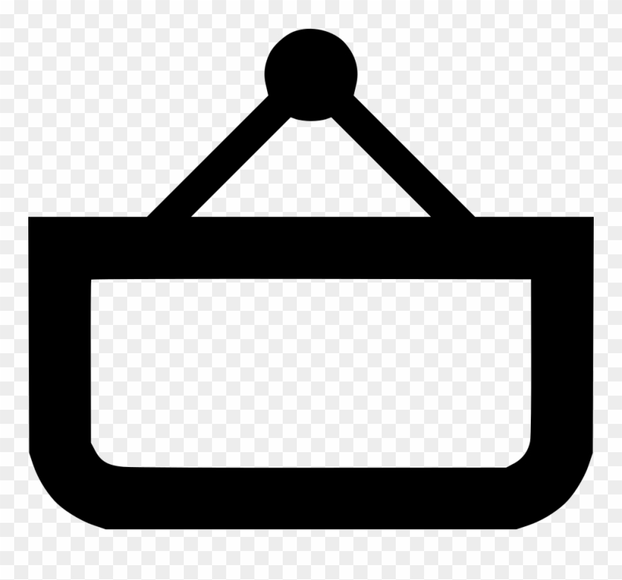 Empty Shopping Basket Comments - Sign Clipart