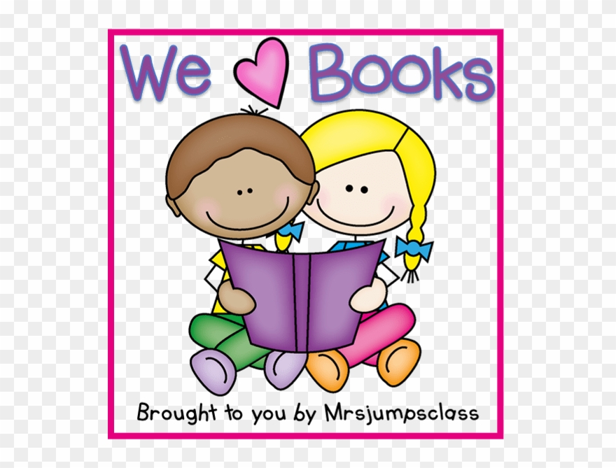 Book Linky Button - We Love Books Clipart - Png Download