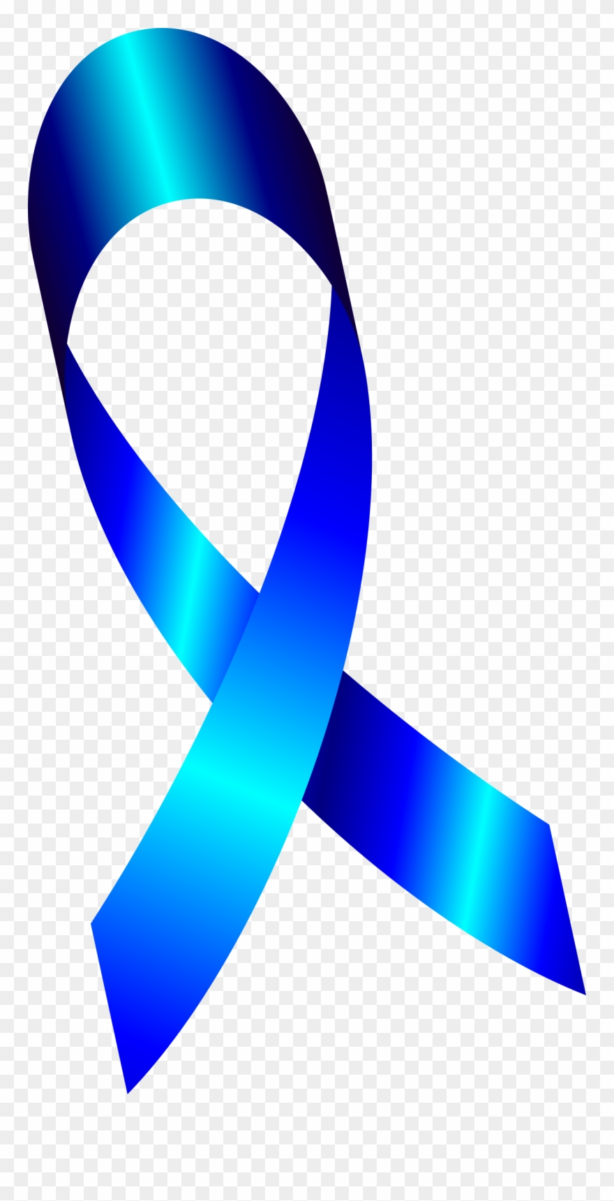 Clipart Novembro Azul Faixa Blue November Ribbon Liver - Fita Novembro Azul Vetor - Png Download