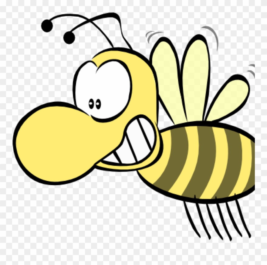 Spelling Bee Clipart Lion Clipart Hatenylo - Cartoon Bees Transparent - Png Download