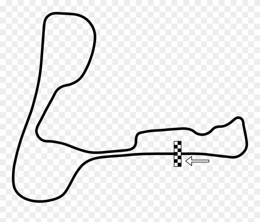 Cadwell Park - Line Art Clipart