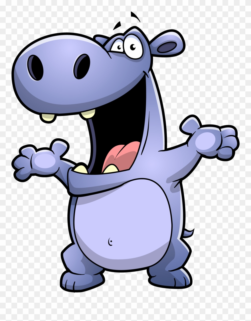 Hugo Is A Young And Adventurous Hipoppotamus Who Lives - Largemouth Frog Productions Clipart