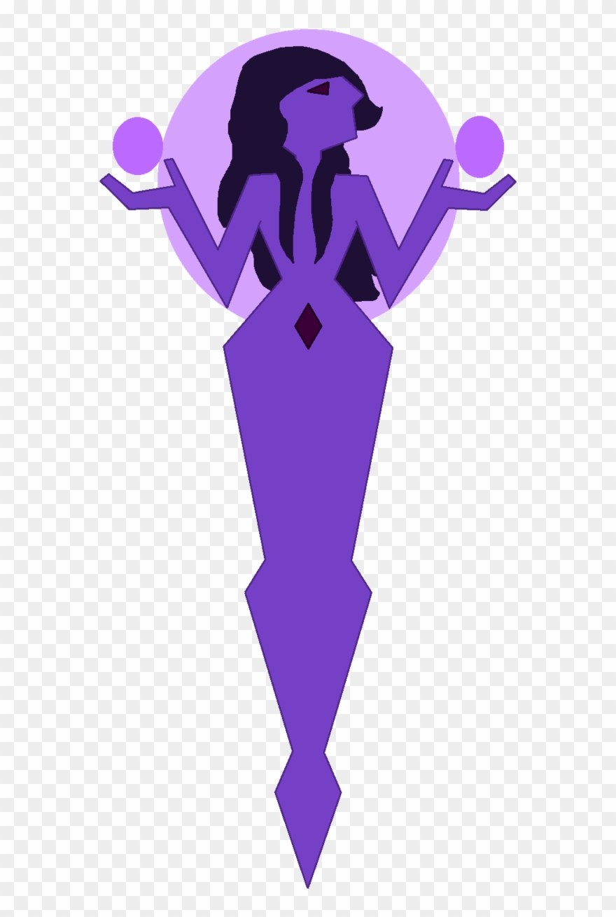 Purple Diamond Png - Steven Universe Diamond Mural Base Clipart