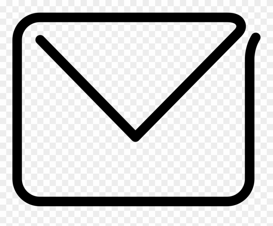 Png File Svg - Mail Symbol White Png Clipart