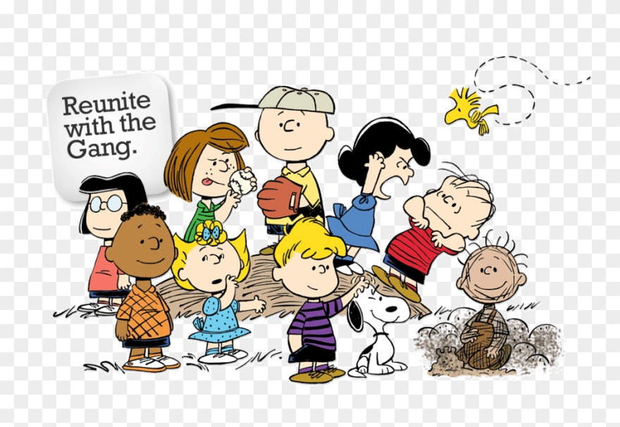 Header Character Landing - Peanuts Characters Clipart