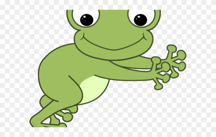 8 Green Frog Clipart Jumps Free Clip Art Stock Illustrations - Jumping Animals Clip Art - Png Download