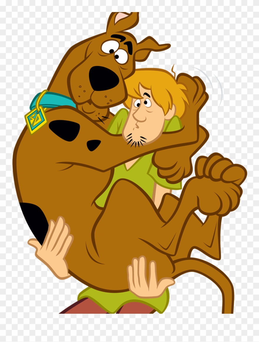 Scooby Doo In Shaggy's Arms - Scooby Doo Clipart