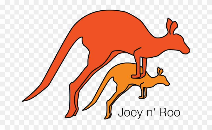 Logo Design For Joey N' Roo Clothing Company - Kangaroo Clipart