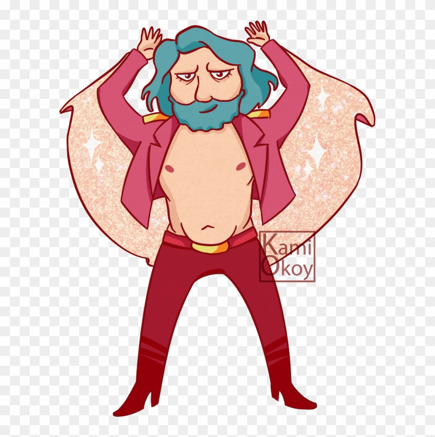 Here He Is - Cartoon Clipart