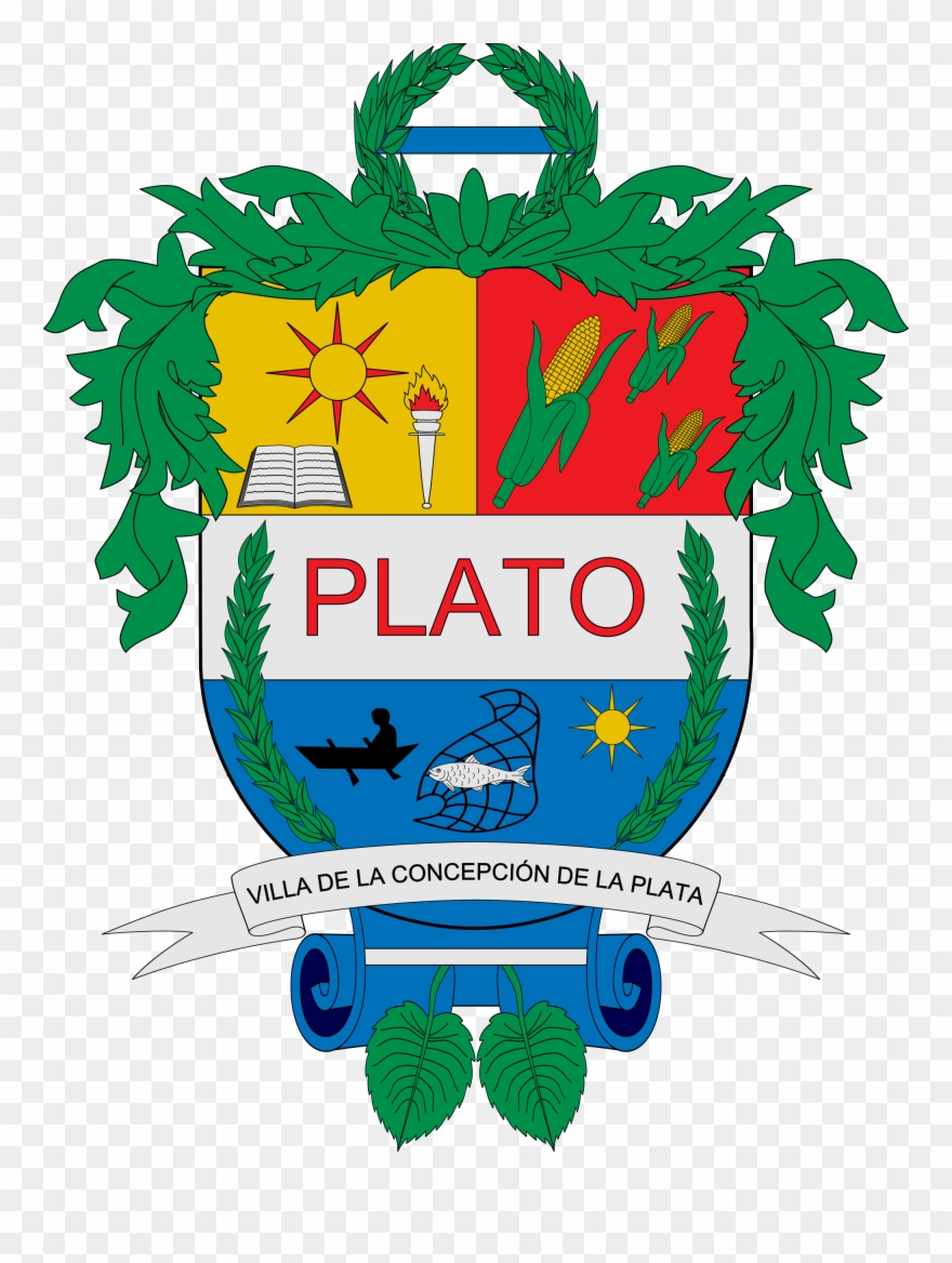 Open - Escudo Plato Magdalena Clipart