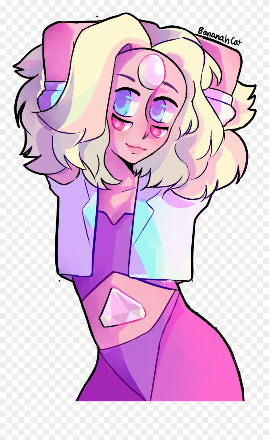 Fanart✮pink Diamond And Pearl Fusion ✮ {my Art} - Cartoon Clipart