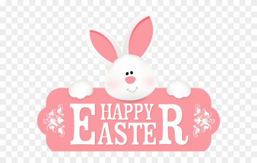 Rabbit Clipart Banner - Domestic Rabbit - Png Download