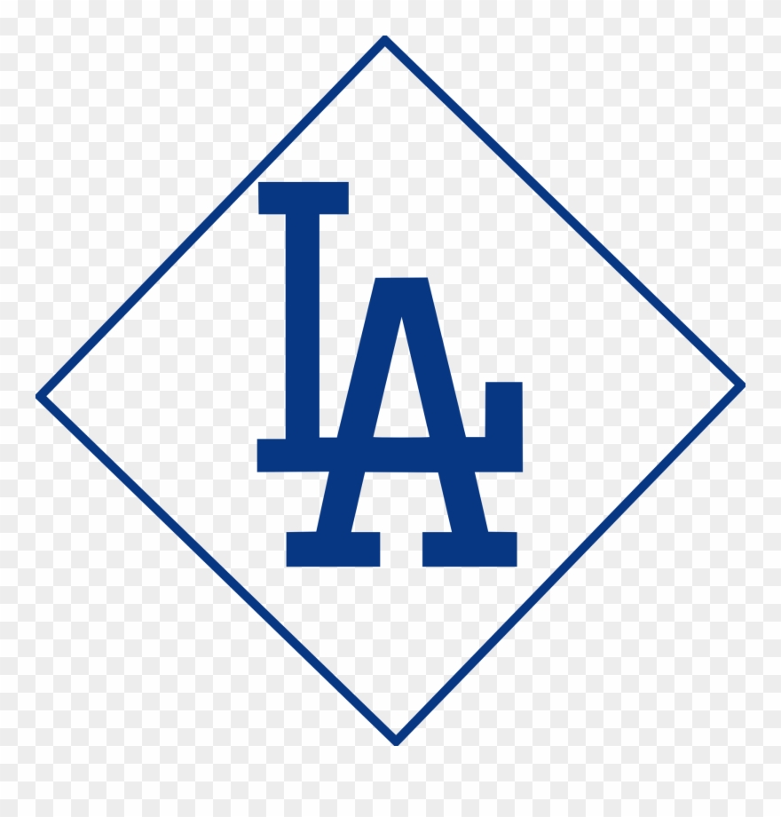 Los Angeles Dodgers Logo Png Transparent & Svg Vector - New Era La Dodgers Sweatshirt Grey Clipart